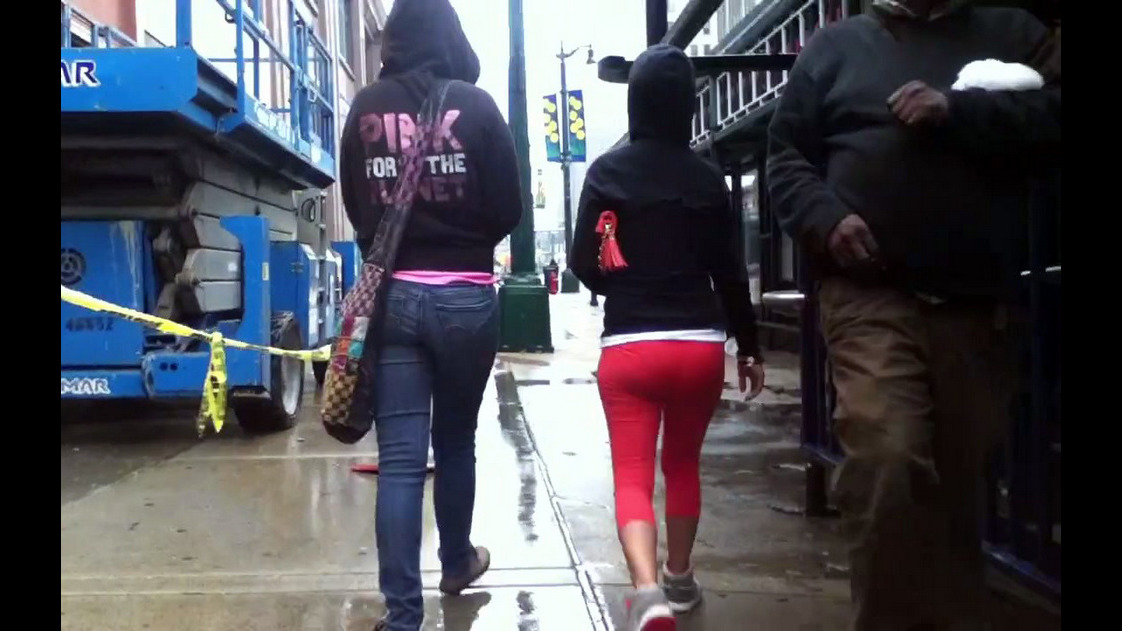Vip public bum and spandex,  large young